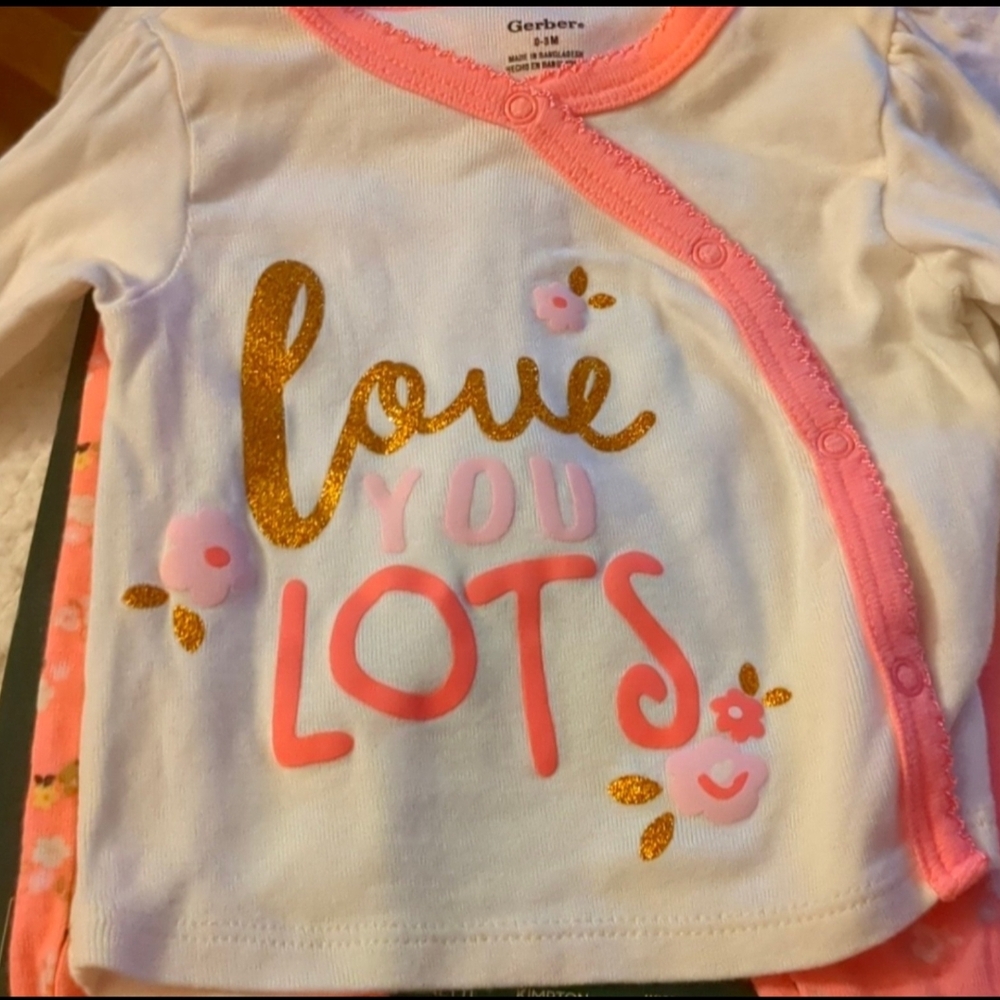Adorable Newborn Long Sleeve Three-Pc. Set - Picture 3 of 6